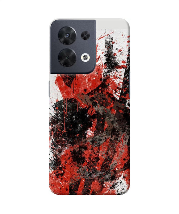 Deadpool rugh sketch Oppo Reno8 Back Cover