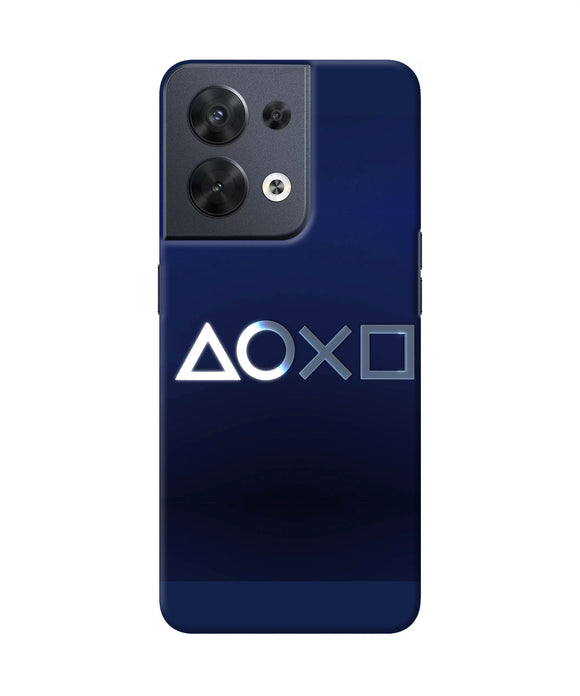 Aoxo logo Oppo Reno8 Back Cover