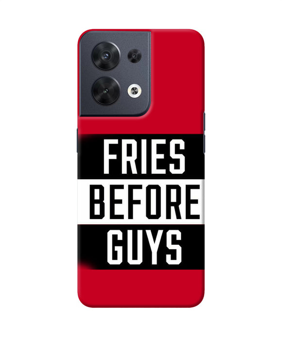Fries before guys quote Oppo Reno8 Back Cover