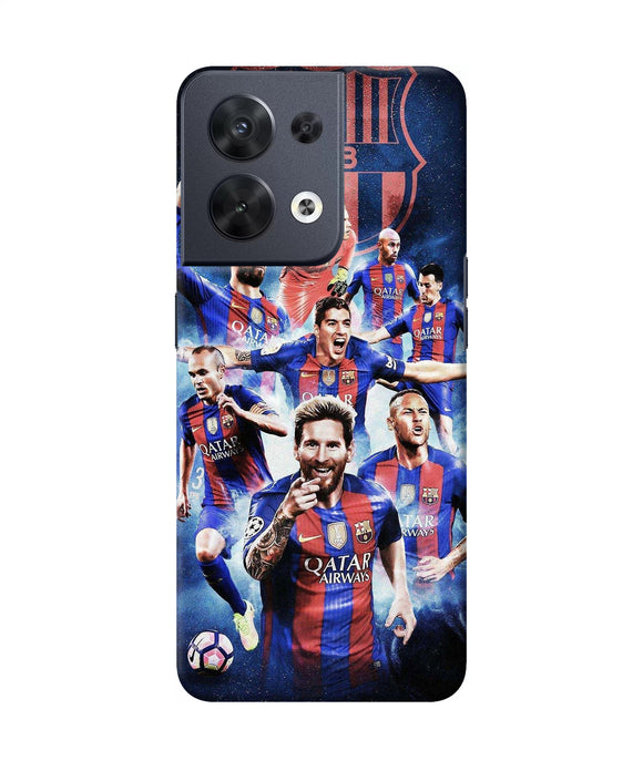 Messi FCB team Oppo Reno8 Back Cover