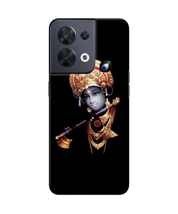 Lord krishna with fluet Oppo Reno8 Back Cover