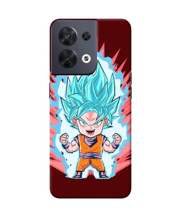 Goku little character Oppo Reno8 Back Cover