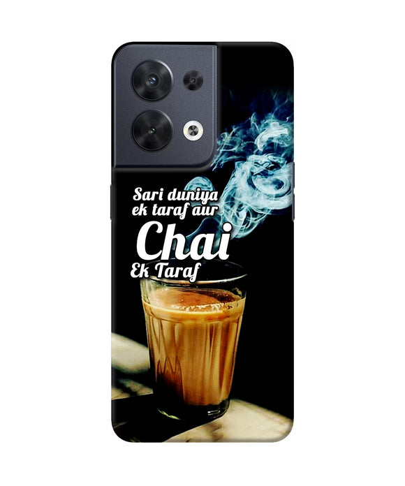 Chai ek taraf quote Oppo Reno8 Back Cover