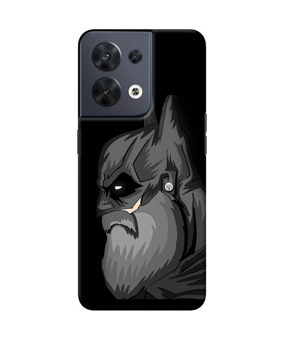 Batman with beard Oppo Reno8 Back Cover