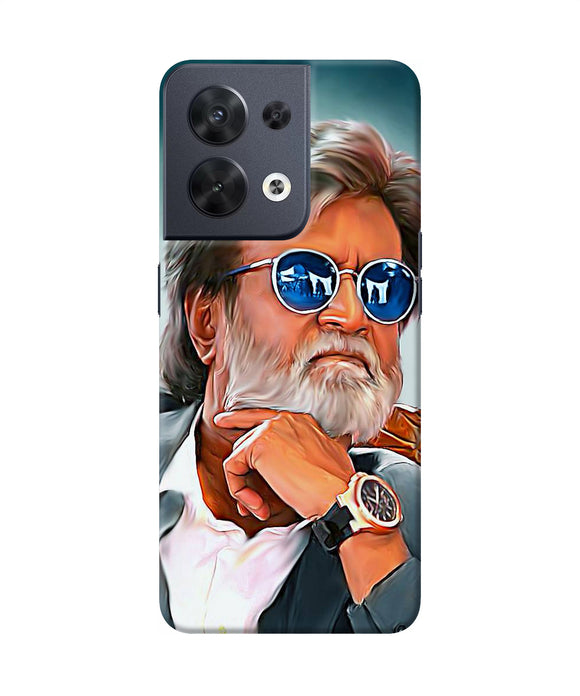 Rajnikant painting Oppo Reno8 Back Cover