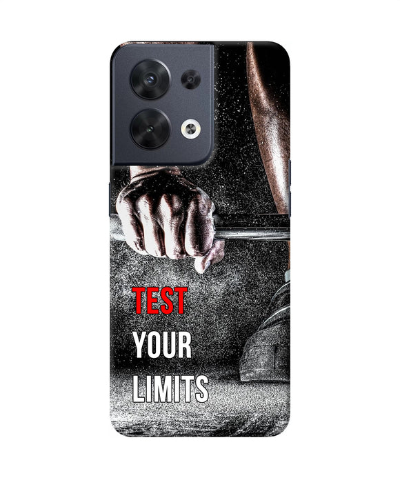 Test your limit quote Oppo Reno8 Back Cover