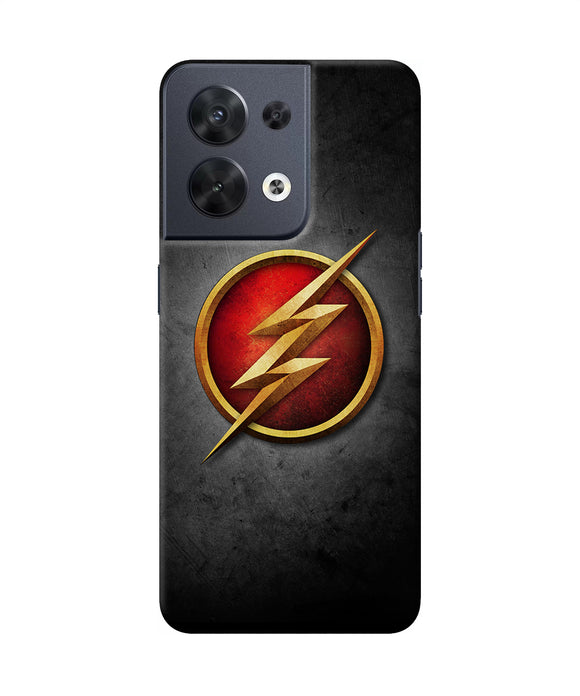 Flash logo Oppo Reno8 Back Cover