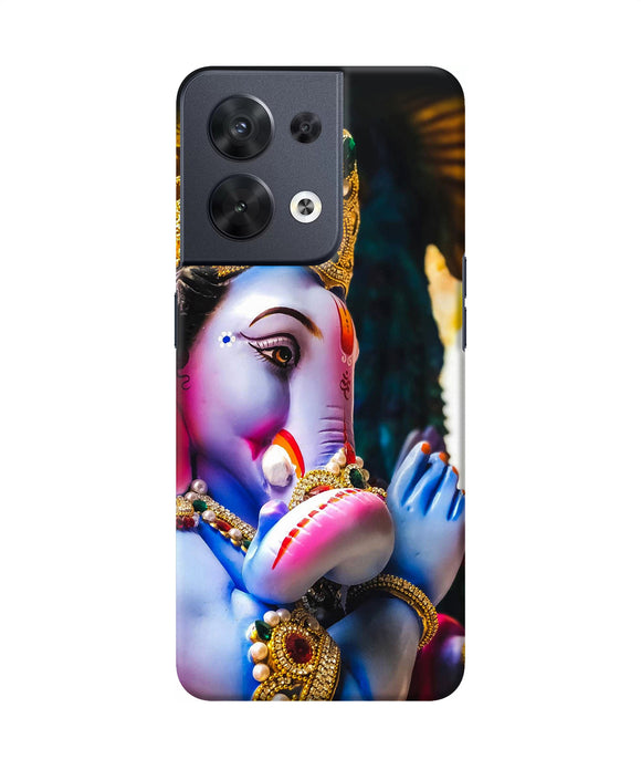 Lord ganesh statue Oppo Reno8 Back Cover
