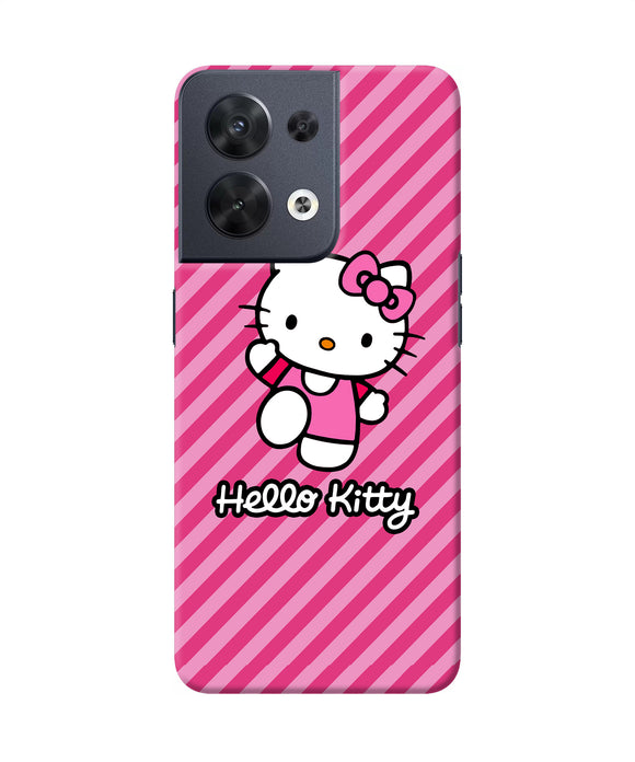 Hello kitty pink Oppo Reno8 Back Cover