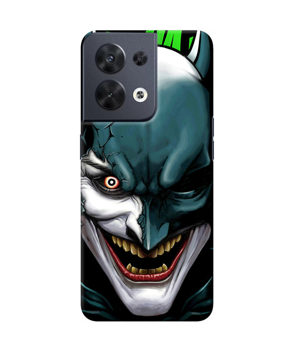 Batman joker smile Oppo Reno8 Back Cover