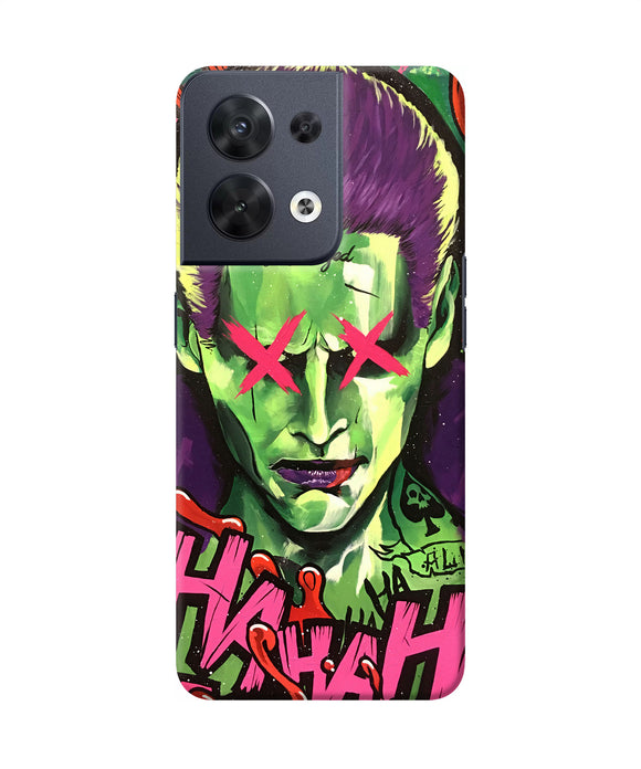 Damaged joker anim Oppo Reno8 Back Cover