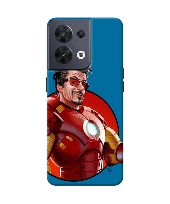 Ironman animate Oppo Reno8 Back Cover