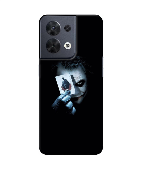 Joker dark knight card Oppo Reno8 Back Cover