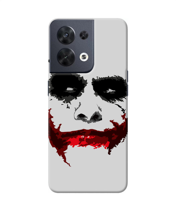 Joker dark knight red smile Oppo Reno8 Back Cover