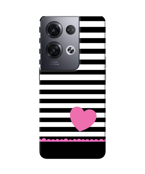 Abstract heart Oppo Reno8 Pro Back Cover