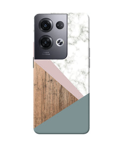 Marble wood Abstract Oppo Reno8 Pro Back Cover