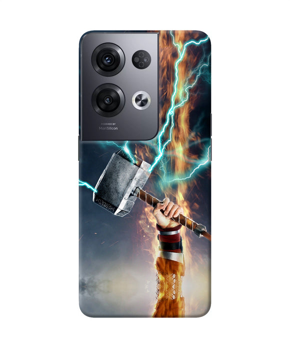 Thor Hammer Mjolnir Oppo Reno8 Pro Back Cover