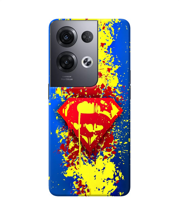 Superman logo Oppo Reno8 Pro Back Cover