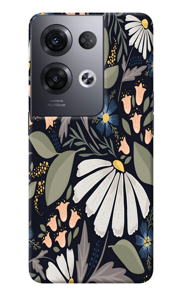 Flowers Art Oppo Reno8 Pro Back Cover