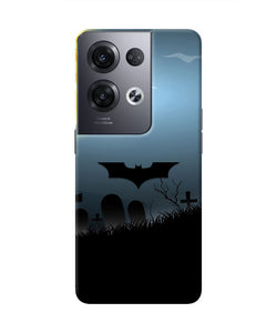 Batman Scary cemetry Oppo Reno8 Pro Real 4D Back Cover