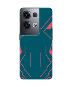 Superman Techno Oppo Reno8 Pro Real 4D Back Cover