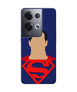 Superman Cape Oppo Reno8 Pro Real 4D Back Cover