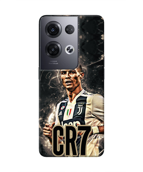 CR7 Dark Oppo Reno8 Pro Real 4D Back Cover