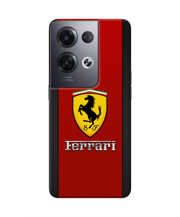 Ferrari Abstract Oppo Reno8 Pro Real 4D Back Cover