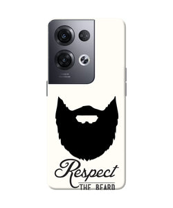 Respect the Beard Oppo Reno8 Pro Real 4D Back Cover