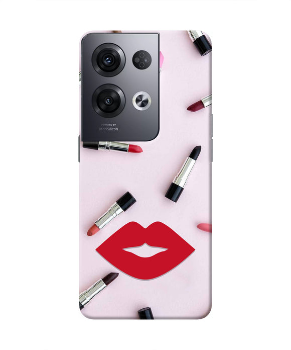 Lips Lipstick Shades Oppo Reno8 Pro Real 4D Back Cover