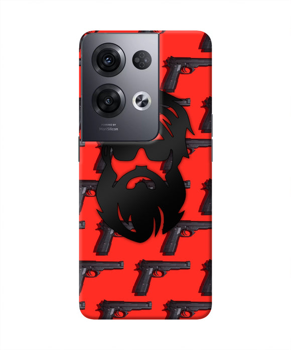 Rocky Bhai Beard Look Oppo Reno8 Pro Real 4D Back Cover