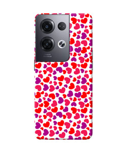 Heart print Oppo Reno8 Pro Back Cover