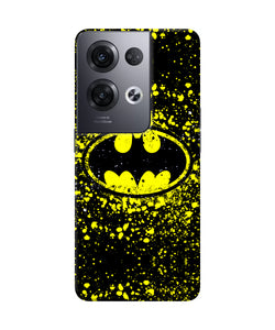 Batman last knight print yellow Oppo Reno8 Pro Back Cover