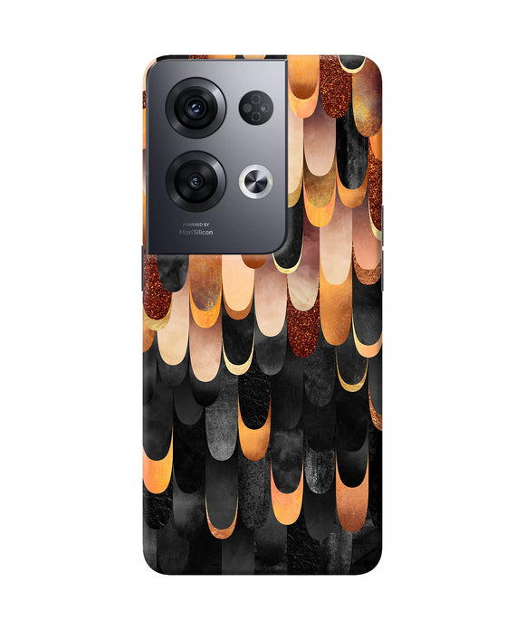 Abstract wooden rug Oppo Reno8 Pro Back Cover
