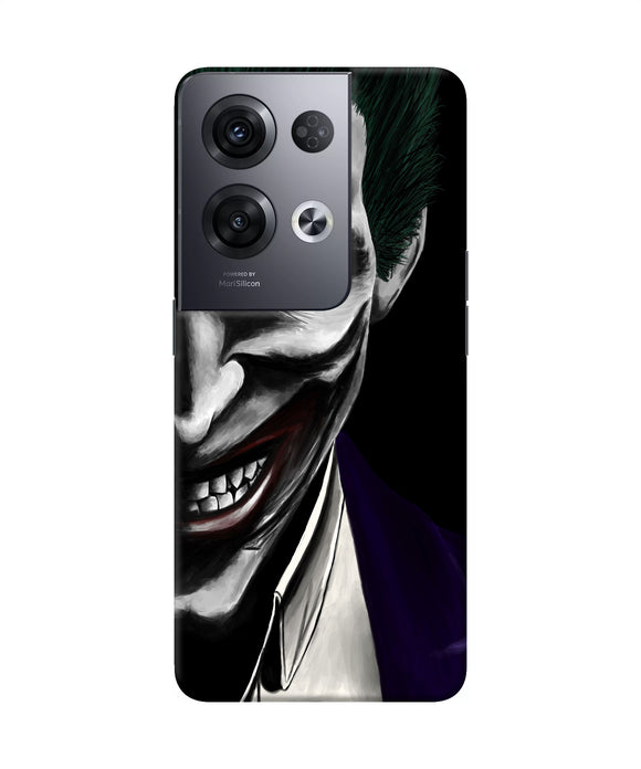 The joker black Oppo Reno8 Pro Back Cover