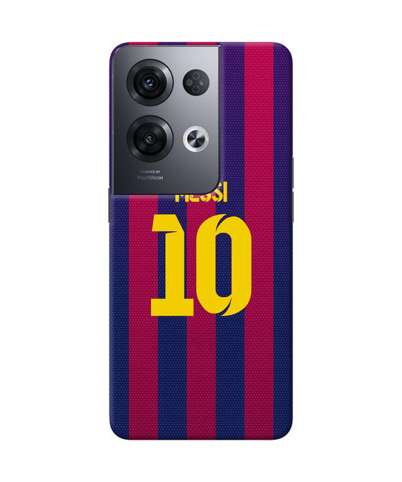 Messi 10 tshirt Oppo Reno8 Pro Back Cover