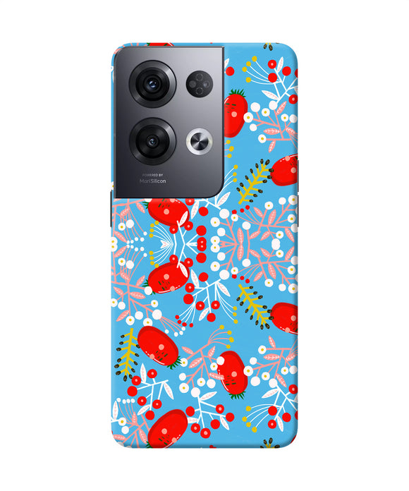 Small red animation pattern Oppo Reno8 Pro Back Cover