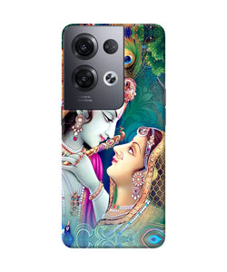 Lord radha krishna paint Oppo Reno8 Pro Back Cover