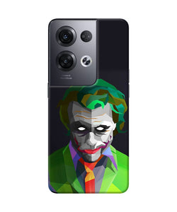 Abstract dark knight joker Oppo Reno8 Pro Back Cover