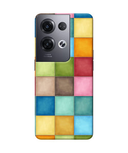 Abstract colorful squares Oppo Reno8 Pro Back Cover