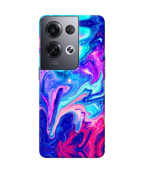 Abstract colorful water Oppo Reno8 Pro Back Cover