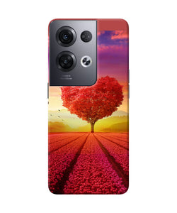 Natural heart tree Oppo Reno8 Pro Back Cover