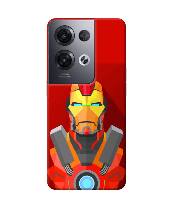 Ironman print Oppo Reno8 Pro Back Cover