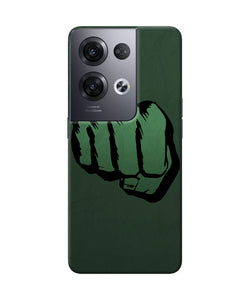 Hulk smash logo Oppo Reno8 Pro Back Cover