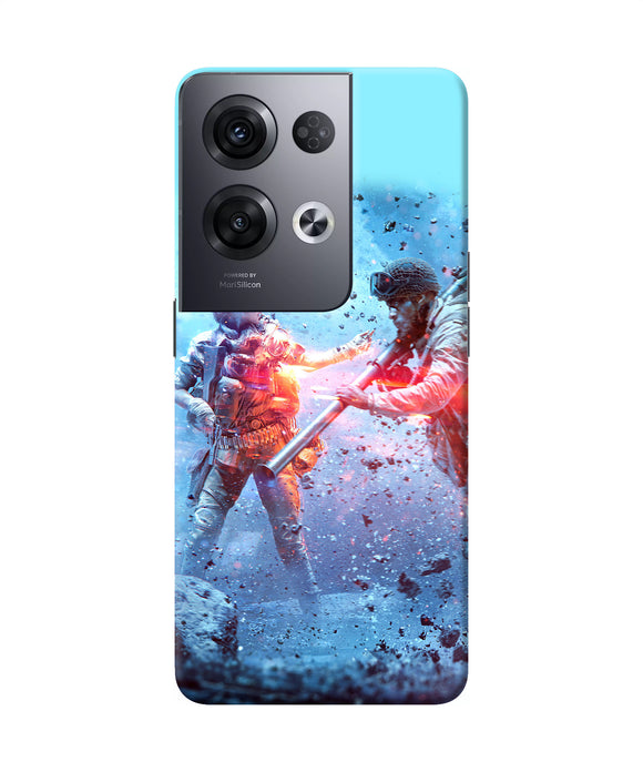 Pubg water fight Oppo Reno8 Pro Back Cover