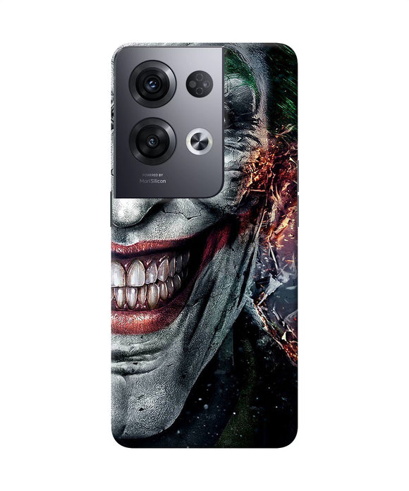 Joker half face Oppo Reno8 Pro Back Cover