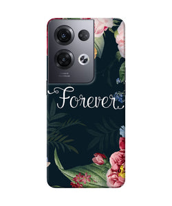 Forever flower Oppo Reno8 Pro Back Cover