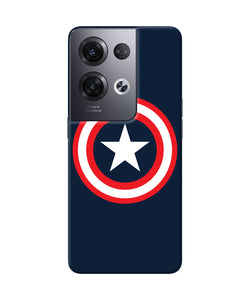 Captain america logo Oppo Reno8 Pro Back Cover