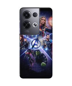 Avengers super hero poster Oppo Reno8 Pro Back Cover