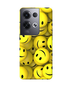 Smiley balls Oppo Reno8 Pro Back Cover